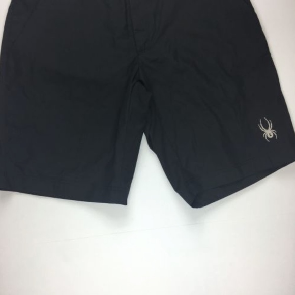 Spyder Shorts Large Ryder Woven Black 10" Inseam - Picture 3 of 6